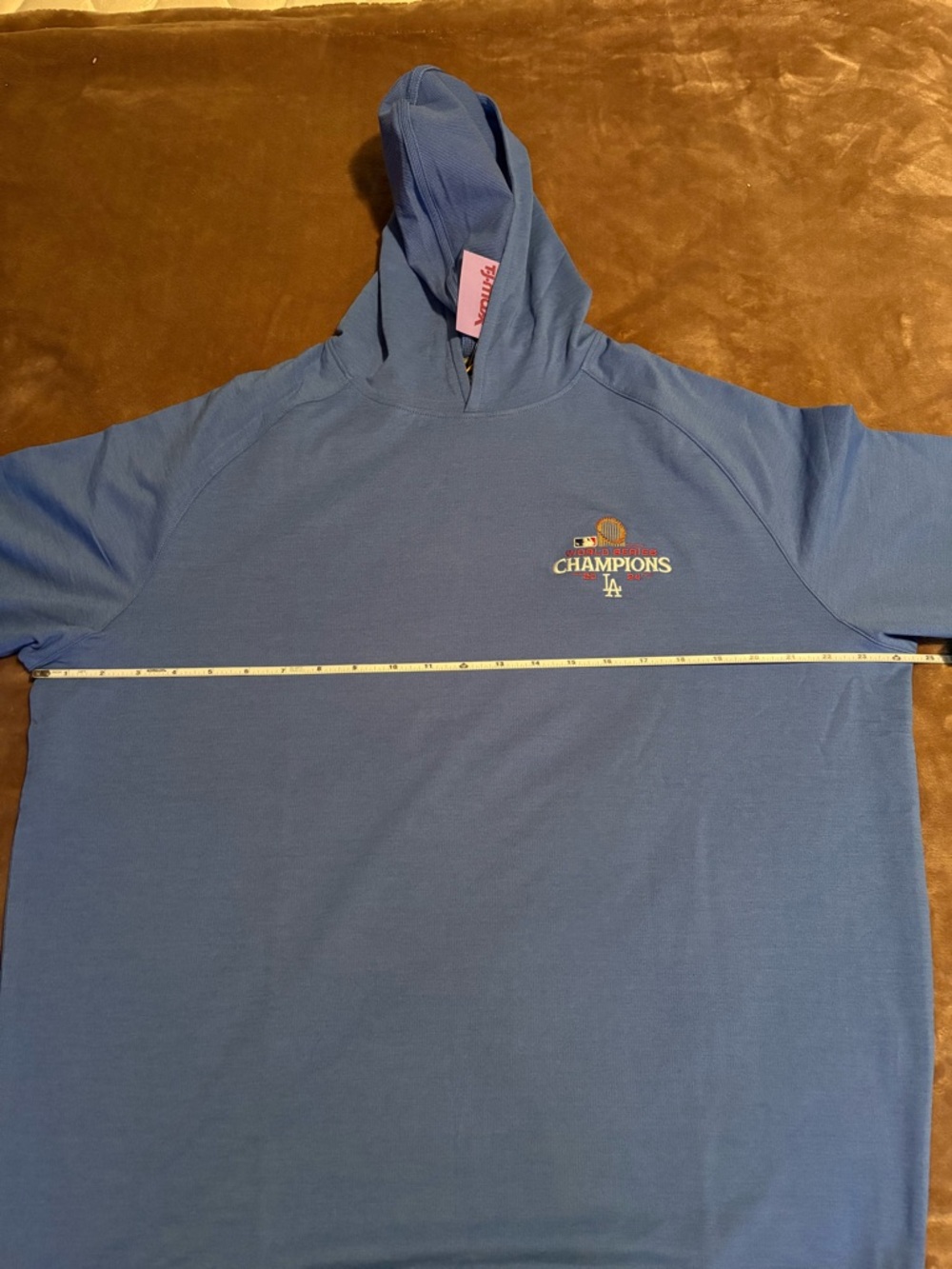 Peter Millar Dodgers WS lightweight hoodie